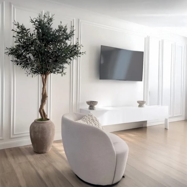 OLIVIER artificiel tronc double 200 cm